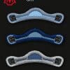 Mattes Western Athletico Cotton Sheepskin Girth Blue