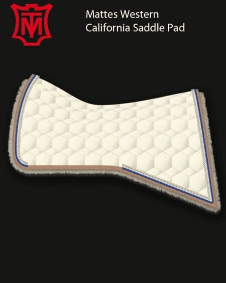Western California Champagne Cotton Sheen Saddle Pad