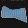 Western California Cornet Blue Cotton Sheen Saddle Pad