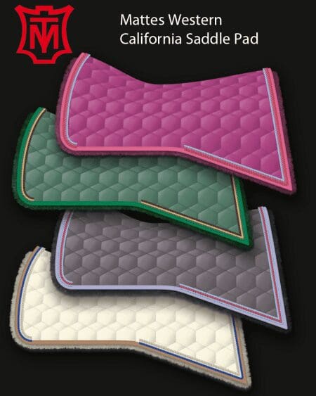 standard cotton sheen California western saddle pad