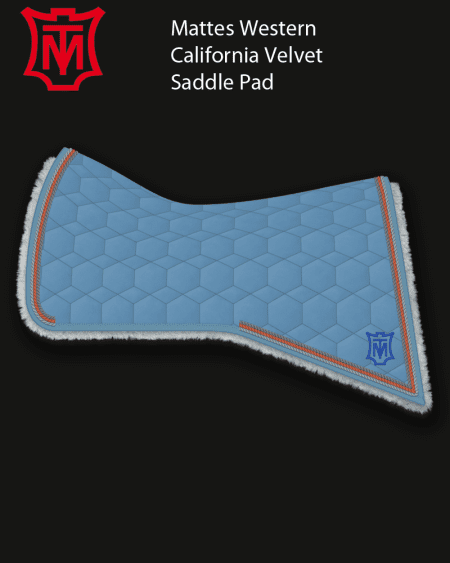 Mattes Western Cornet Blue Velvet California Pad
