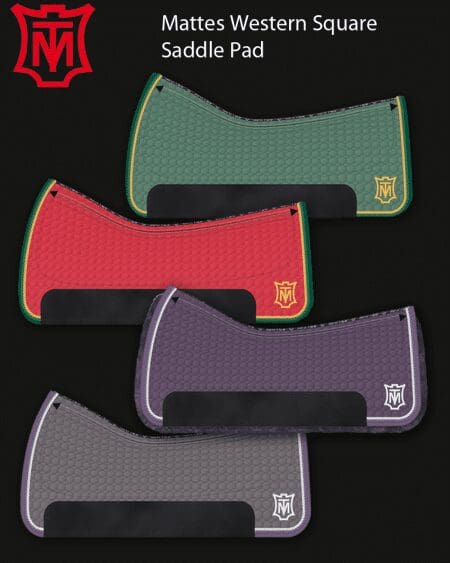 Standard cotton square western saddle pad