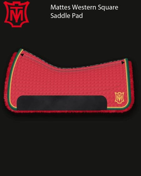 Mattes Western Cotton Pad - Red