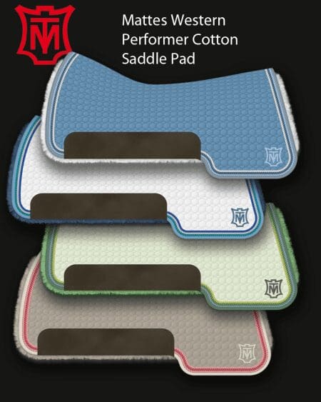 Standard cotton Performer western saddle pad