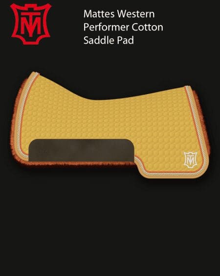 Mattes Western Performer Curry Coloured Cotton Pad