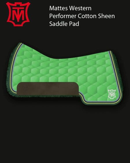 Mattes Western Performer Gecko Cotton Sheen Saddle Pad