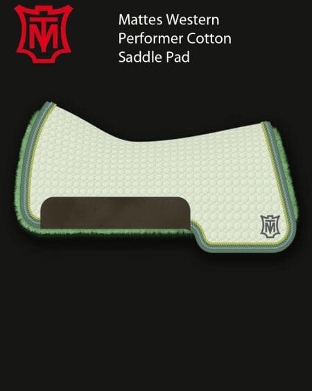 Mattes Western Performer Metal Cotton Saddle Pad