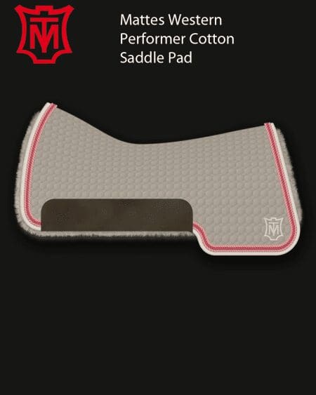 Mattes Western Performer Safari Cotton Saddle Pad
