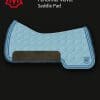 Mattes Western Performer Water Blue Velvet Saddle Pad
