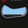 Mattes Western Round Cotton Sheen Pad Blue