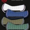 Standard cotton sheen western round saddle pad