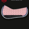 Mattes Western Round Cotton Sheen Pad Pink