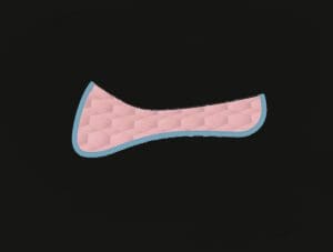 Baby Pink Dressage Half Pad