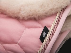 Baby Pink Sheepskin and Saddle Pad Quilt