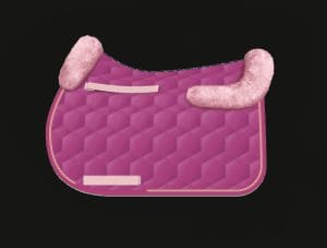 Candy Pink All Purpose Sheepskin Saddle Pad