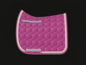 Candy Pink Dressage Saddle Pad