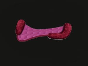 Candy Pink Dressage Sheepskin Half Pad