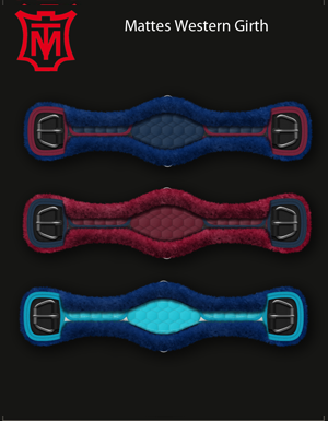 Mattes Anatomic Western Girth