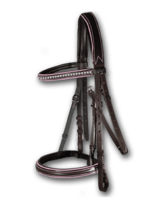 Baby Pink Brown Horse Bridle