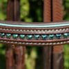 Teal Brown Browband