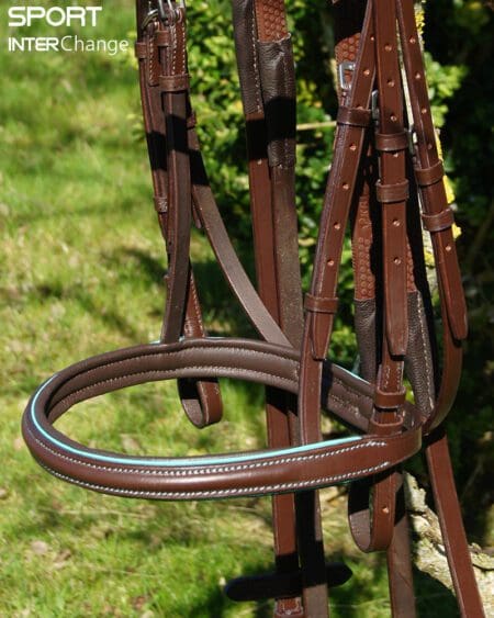 Teal Brown Noseband