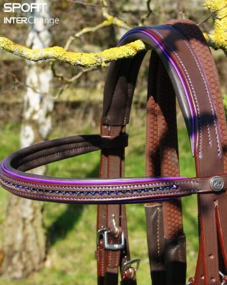 Violet Brown Bridle Top Part