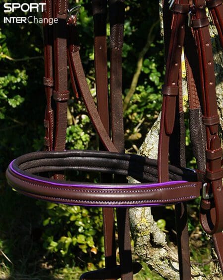 Violet Brown Noseband