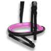 Noseband Black with Candy Pink Padding - Flash