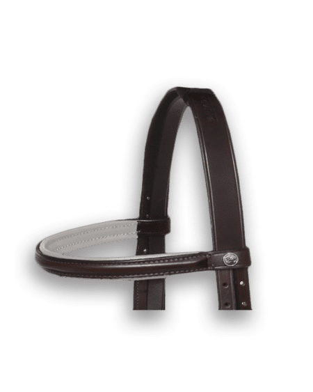 Browband Brown with Dove Padding