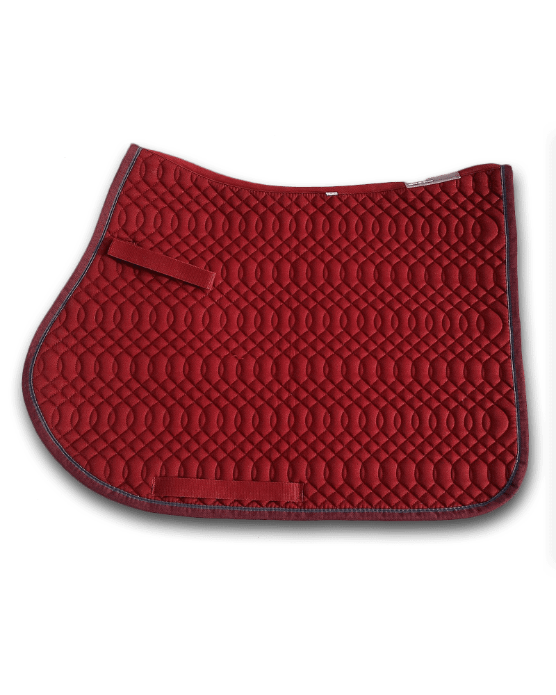 Cotton All Purpose Saddle Pad Red