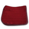 Cotton Dressage Saddle Pad Red