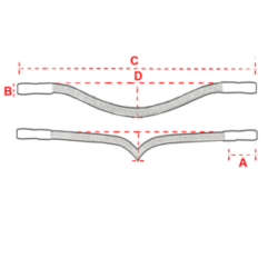 Diamond Browband Sizes Guide