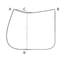 HKM Saddle Pad Size Guide