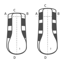 Mattes Dressage Horse Boots Size Guide