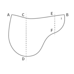 Mattes Treeless saddle Pad Size Guide