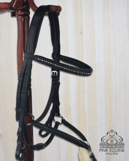 black grackle bridle