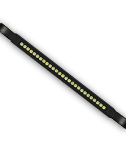 Crystal Browband Black with Jonquil Crystals