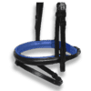 Noseband Black with Royal Blue Padding - Flash
