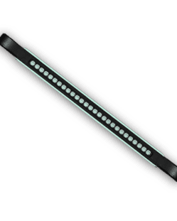 Crystal Browband Black with Mint Crystals
