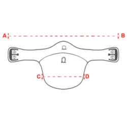 Sport Close Contact Stud Girth Size Guide