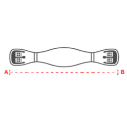 Sport Dressage Girth Size chart