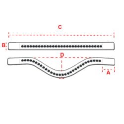 Tyffany Browband Size Guide