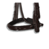 Noseband Brown Patent Cavesson