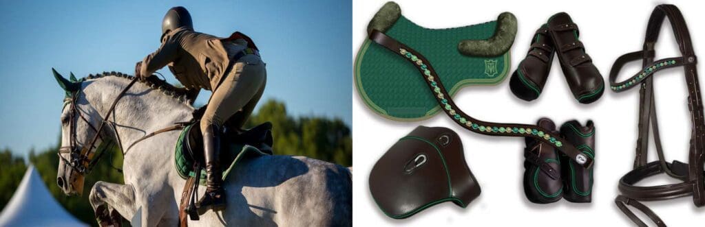 Green Horse Tack Sets