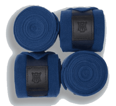 Mattes Blue Fleece Bandages