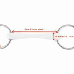 Loose Ring Mullen Mouth bit. How to measure a horse bit