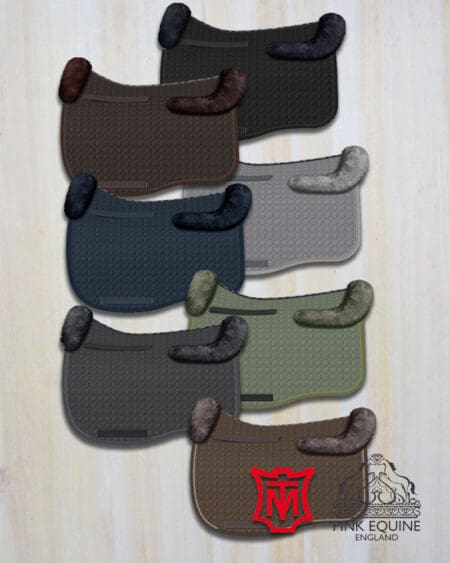 eurofit dressage sheepskin saddle pad