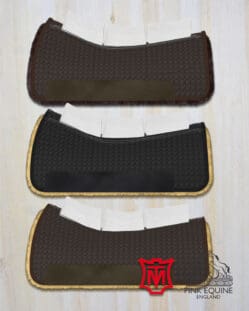 western saddle pad with shims