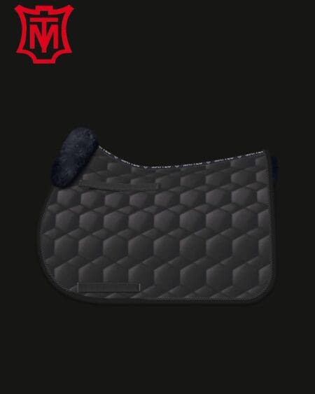Mattes Cotton Sheen Square Pad Black