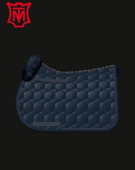 Mattes Cotton Sheen Square Pad Navy